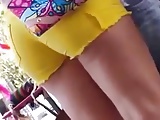 Hot yellow short