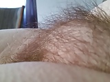 sexy hairy pussy mound,hard nipple, goose pimples 