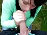 Sucking outdoors