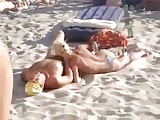 Que agustito en la playa