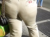 Bbw booty in khaki pants 