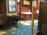 Sucking and Fucking with massive Cumshot in a McDonalds