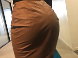 Tight, athletic coworker candid ass