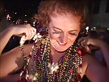 Older women gets butt naked at Mardi Gras