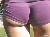 One of the Best Public Cameltoes Ever Filmed! Ass Flash & Up