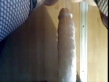 She try her big ,huge dildo