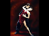 The Tango Dancers -  Paintings of Richard Young