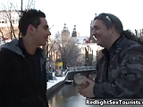 Horny Canadian guy comes to Amsterdam