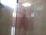 Hidden cam of my wife in the shower 4