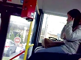 in bus masturbation