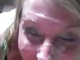 British slut gets fuck and facial 
