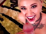 Kleio Valentien gets yummy POV facial cumshot