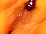 white girl squirts playing with sex toy