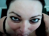 Look into the Camera #32 (BBW Blowjob Beautiful Green Eyes)