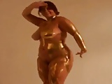 Pawg in oil dancer