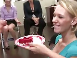 Hot Office Women Sucking Cock At Birthday Party