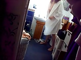 Voyeur wife in bathroom