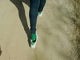 DVS green sock shoeplay preview