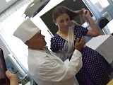 Teacher touch busty russian girl