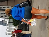 Candid phat ass white woman