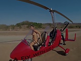 Naked Gyrocopter Girl