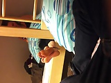 Candid College Teen Feet & Soles in Dorm