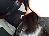 My Asian GF sucking me while I drive