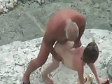 old man fuck slut white teen girl on beach 