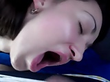 Blowjob in the car and cum load