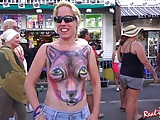 Street Pussy Flashing Fantasy Fest