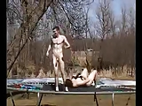 Unforgettable sex on a trampoline by Ualleg